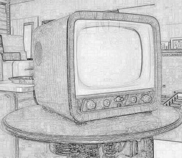 televisore anni '50 